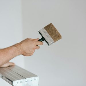 painting the rooms in a house